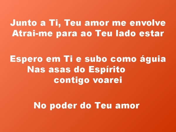 No Poder Do Teu Amor Slide Gospel