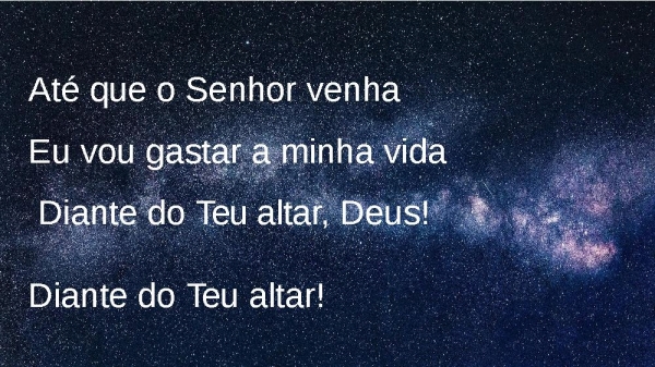 Até que o Senhor venha pptx Slide Gospel