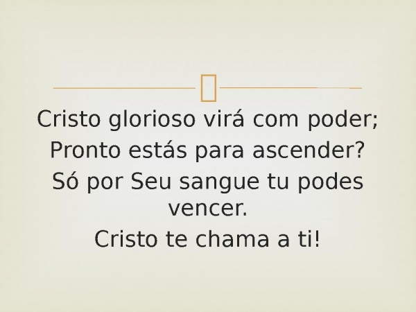 80 Cristo Te Chama Pptx Slide Gospel