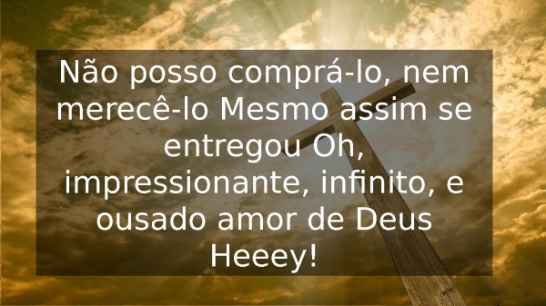 Ousado Amor Pptx Slide Gospel