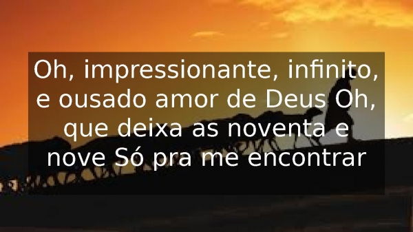 Ousado Amor Pptx Slide Gospel