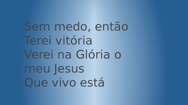 Porque Ele Vive Slide Gospel