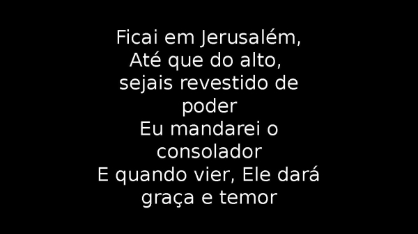 Ficai em Jerusalém 