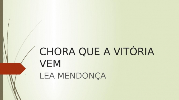 Chora Que a Vitória Vem, PDF, Josué