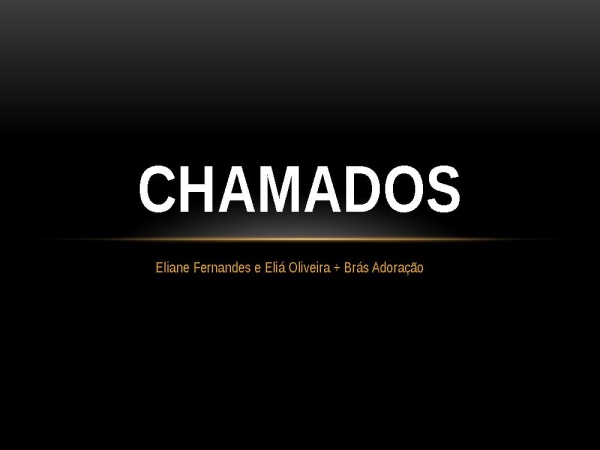 CHAMADOS - coral das mulheres