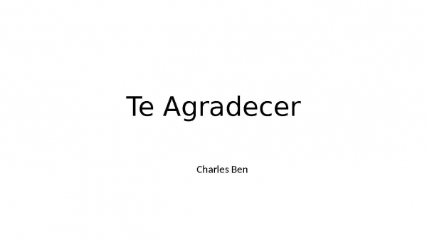 Te agradecer