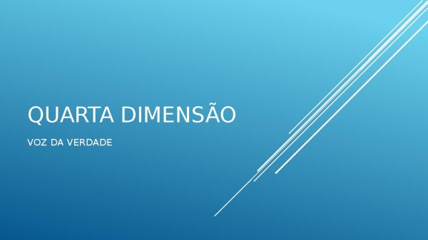 QUARTA DIMENSÃO