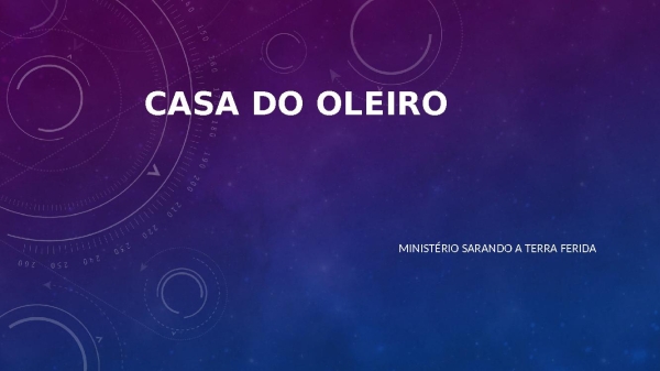 Casa do oleiro - ministerio Saranda terra ferida