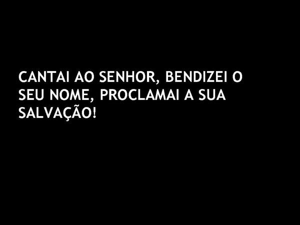CANTAI AO SENHOR - página 2