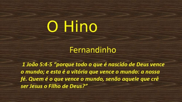 O Hino.ppt
