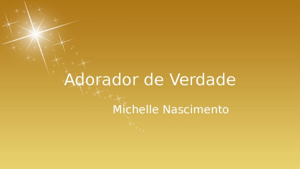 Adorador de verdade