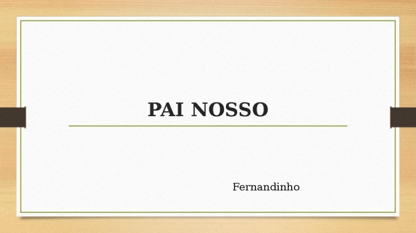 pai nosso