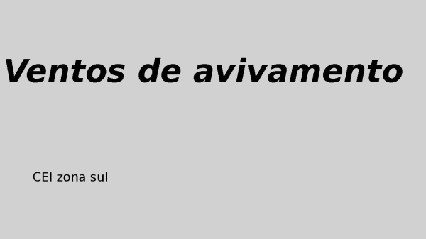 ventos de avivamento - CEI ZONA SUL