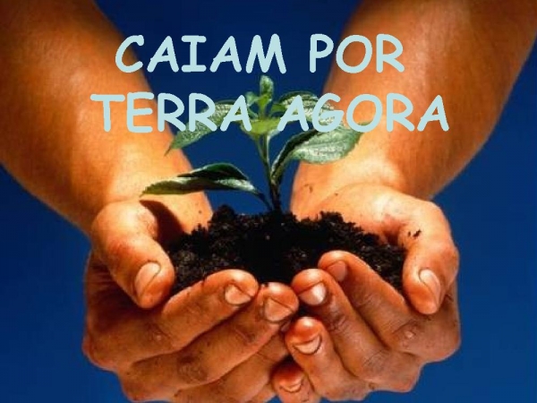 Caiam por terra