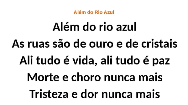 Além do Rio Azul