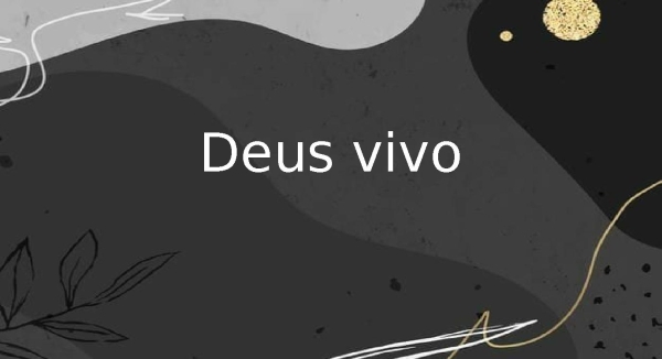Deus vivo - página 1