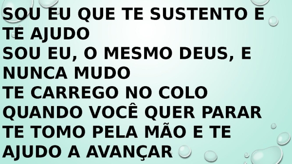 Se Não Fosse Deus Slide Gospel