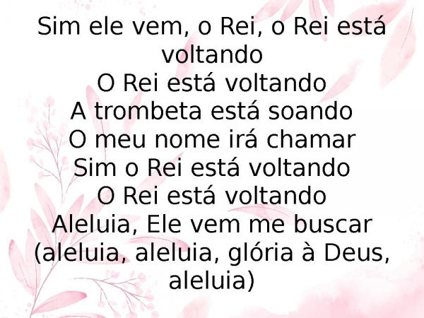 Ele Vem | Slide Gospel