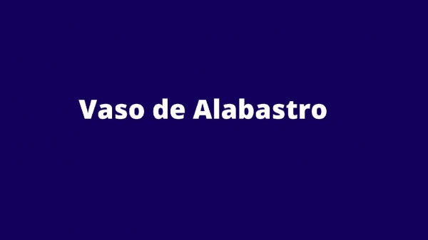 vaso de alabastro