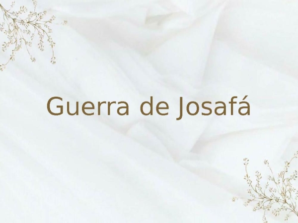 Guerra de josafa