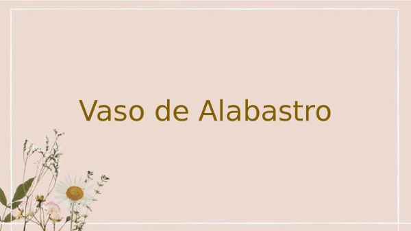 Vaso de Alabastro