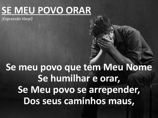 Se meu povo orar