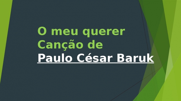 O MEU QUERER