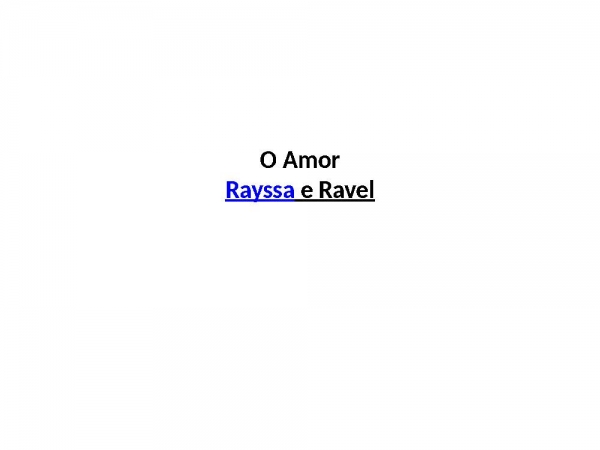 O Amor