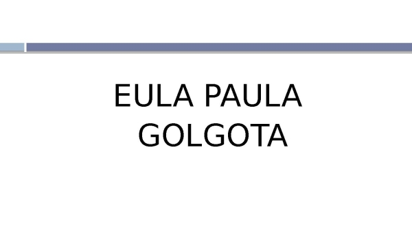 golgota JOVENS
