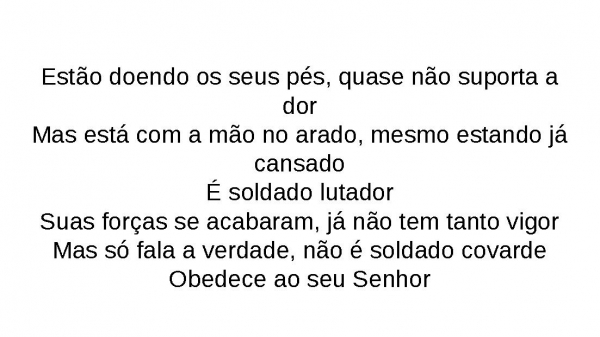 SOLDADO LUTADOR | Slide Gospel