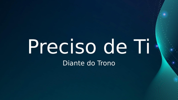 Preciso de Ti