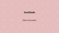 Santidade