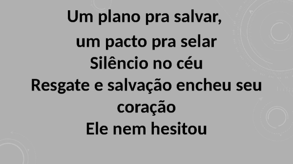 Jesus, O plano perfeito