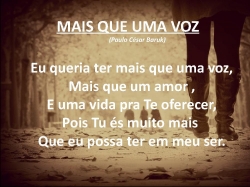 Mais que uma voz