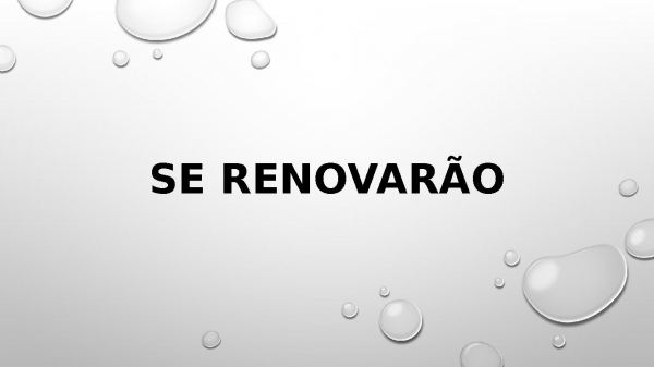 Se Renovarão - página 1