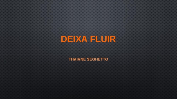 Deixa Fluir - página 1