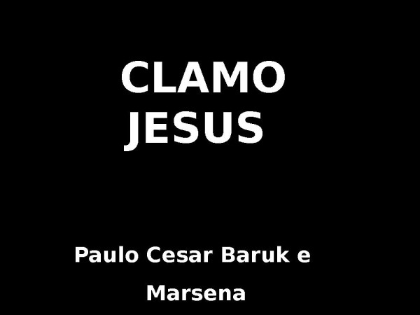 CLAMO JESUS - página 1