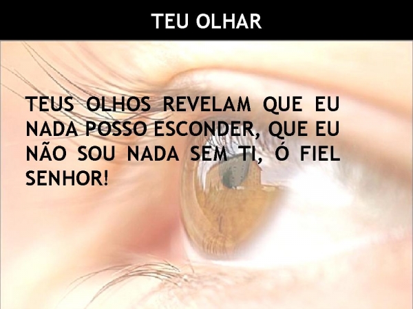 Teu olhar