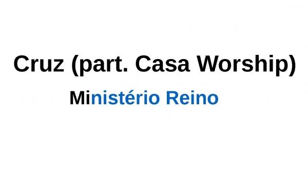 Cruz Ministério Reino e Casa Worship
