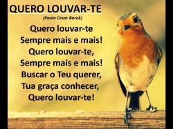 Quero louvar-te