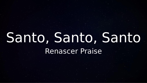 Santo, Santo, Santo
