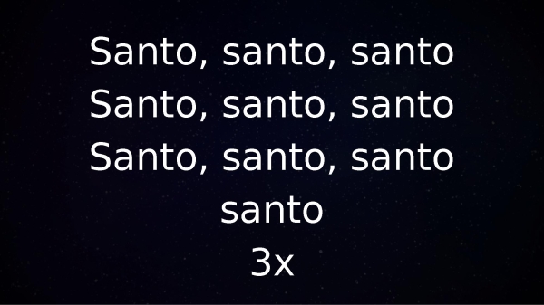 Santo, Santo, Santo - página 9