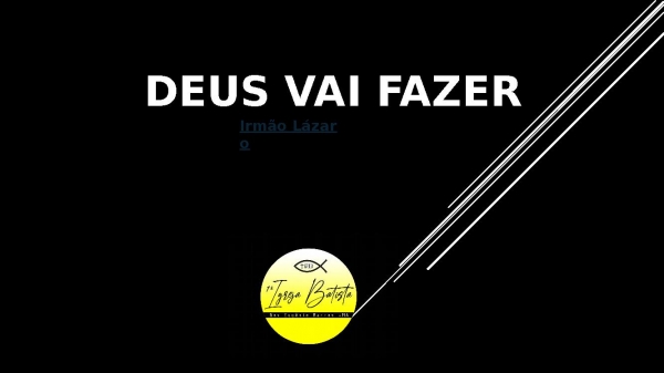 Deus vai fazer
