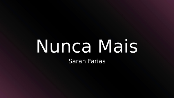 Nunca Mais