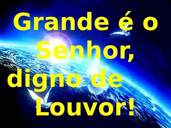 Grande é o Senhor - Fernandinho