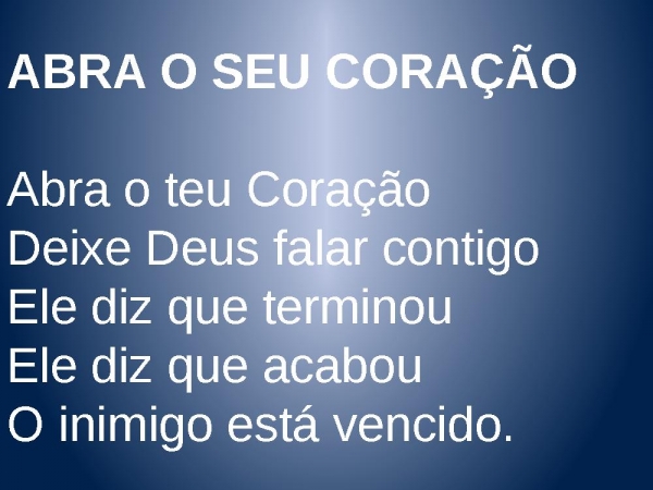 ABRA O SEU CORAÇAO - ELAINE DE JESUS