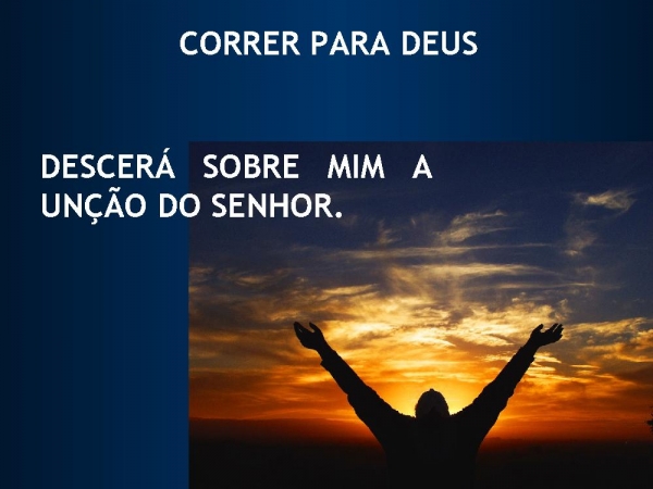 CORRER PARA DEUS