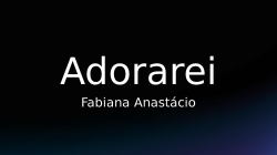 Adorarei