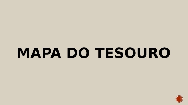 MAPA DO TESOURO