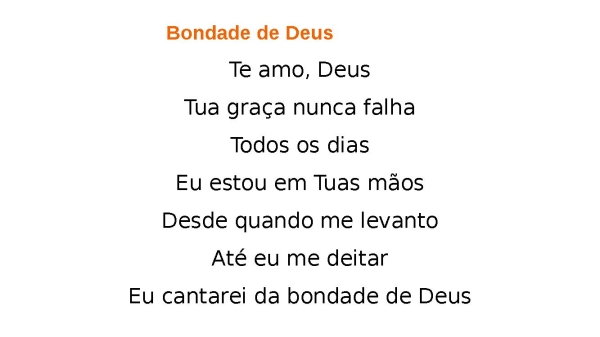 Bondade de Deus